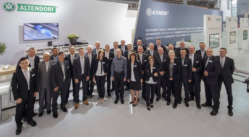 Altendorf Staff members of Ligna 2017